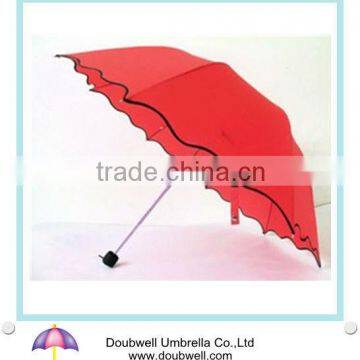 fashion design 3 fold umbrella