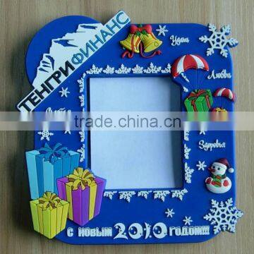 Jingle Bell Rubber PVC Christmas Photo Frame Free for Pictures