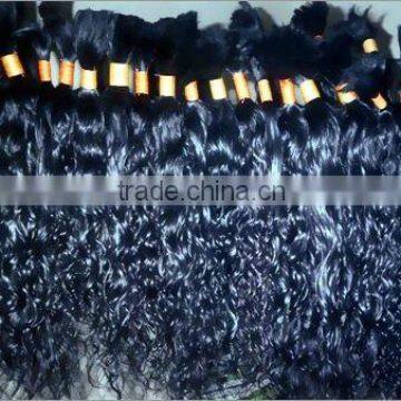 High Quality Indian Remy Curly Hair Bulk & Hair Extension