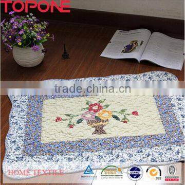 Japanese style cheap flower printed quilted bedroom floor mats