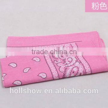 Wholesale Custom Paisley Printed Square Cotton Head Bandana photo-2