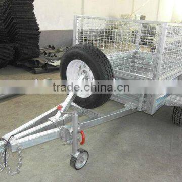 6*4 hot-dipped galvanized box trailer, cage trailer, utility trailer