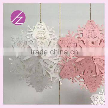 Laser Cut Paper Craft Light 3D Star photo-4