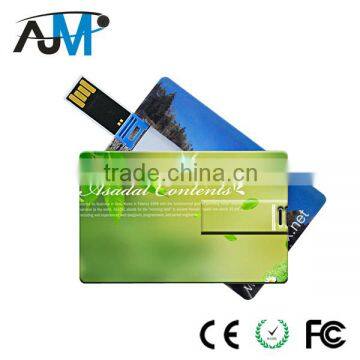 Customized usb card with full color printing China supplier