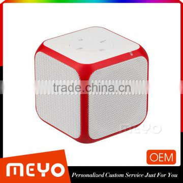 Cute cubic kid computer wireless speaker bluetooth loudvoice box