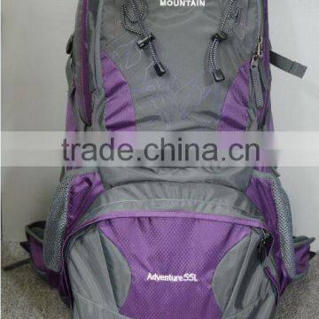 Purple 55L china travel wallet passport bag