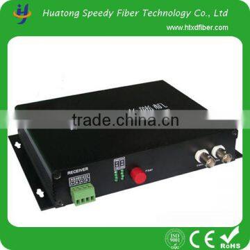 2Ch Video With 1Return Data Fiber SM 20km Fiber Video Converter photo-2