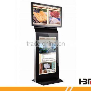 42+46 inch double screen for advertising media player