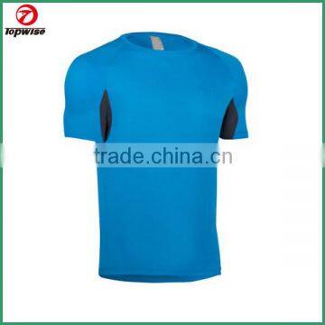 High quality spandex shirts cool compression running shirt