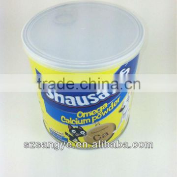 Air Tight Round Metal Milk Powder Tin Packaging Can