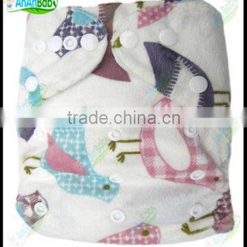 New Design Cartoon Character Fitting Overnight Baby Cloth Diapers