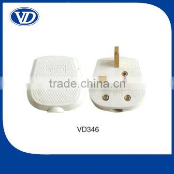 3 Flat/Round Pin Electrical Plug