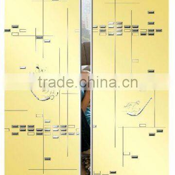 home decorative mirror/glass sliding door/TJ/CJ/BD-art life