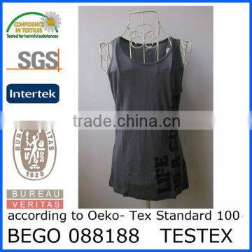 custom printed summer viscose vest