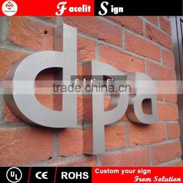 build up letter sign for shop