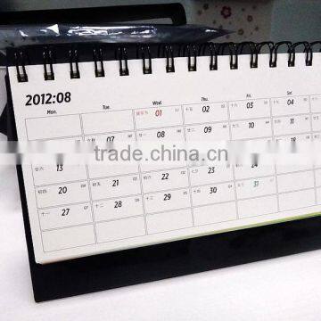 Popular Leather Pocket Calendar Stand 2017/2017 Magnetic Refrigerator Calendar