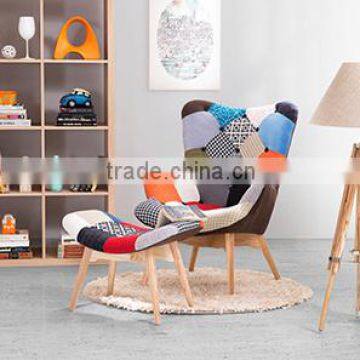 Modern Leisure Contour Papa Bear Chair/ Patchwork Sectional Sofa/ Poet Chair for Sale photo-6