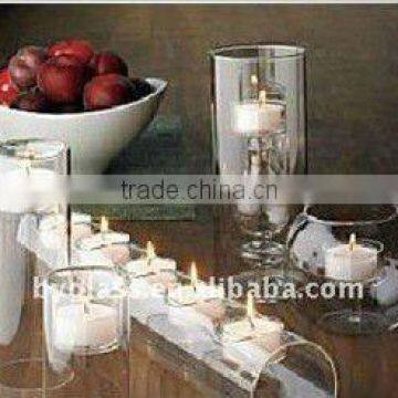 lovely high quality craft glass decorative candle holder