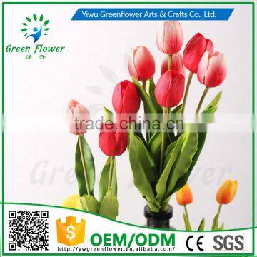 2016 Wholesale Multicolor 20" Real Touch Latex PU Artificial Flowers for Home Wedding Bridal Decoration photo-5