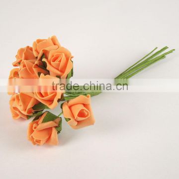 Small Foam Rose Buds in a Bunch of 10 in 13 Colours artificial flower AF003