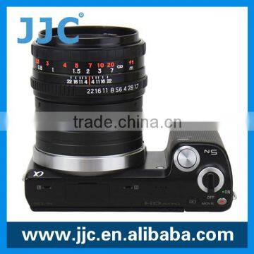 JJC black anodized aluminum lens mount adapter