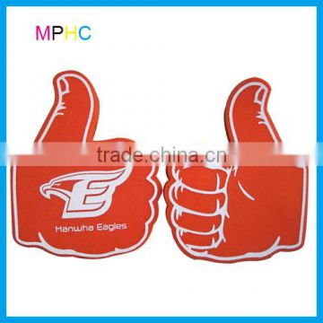 Popular Fans Cheering Item Thumb Up Sponge Foam Finger