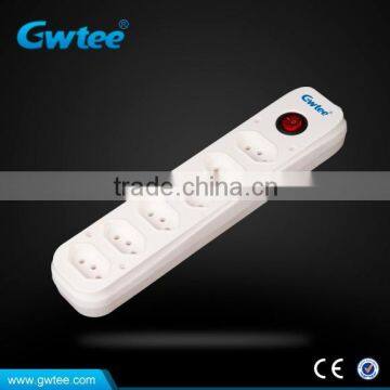 6 Outlet Brazil Type Power Extension Socket With Single Switch and Fuse photo-3