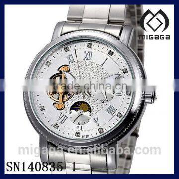 Fashion Auto Mechanical Watches for Men Self Wind*self-wind See Through Case Mechanical Watches Automatic photo-2