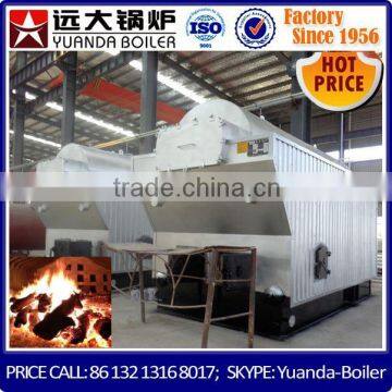 Capacity 4T/hr @ 10kg/cm2 pressure industrial wood steam boiler