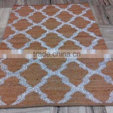 Jute Hemp Metallic Rugs Jaipur Indian Jute rugs