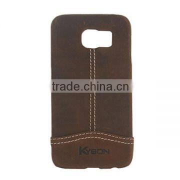 For samsung s6 leather pc hard case