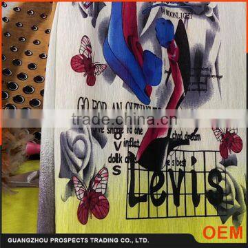 China Vogue Favo Brand Softtextile Fabric wholesale custom digital printed fabric For T-shirt