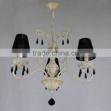 black fabric pendant lamp shades