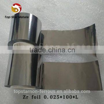 Pure Zirconium foil