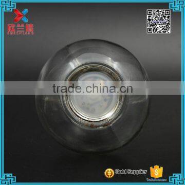 450ml Blue Light Bulb Shape Glass Beverage/juice Bottle With Inner Plug and Lid photo-4