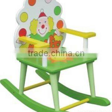 wooden children furniture rocking chair