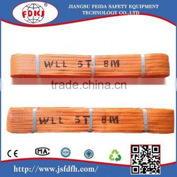 CE certificated 50MM-300MM Polyester Lifting Webbing Sling