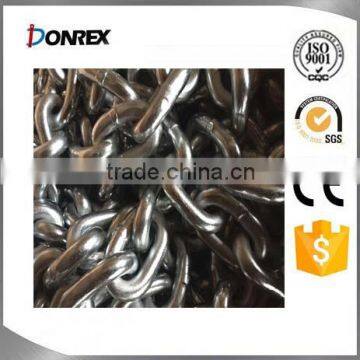 Hot dipped galvanized metal link chain