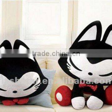 Nice design plush stuffed cute cartoon cat toys