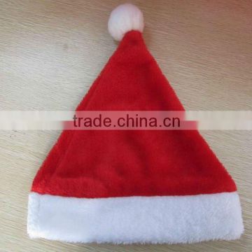 plush fabric santa hat