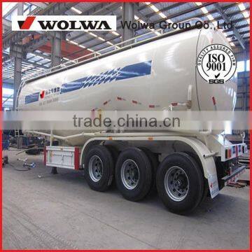 Tri-axle V shaped Bulk Cement Carrier Tank Semi Trailer to carry powder or flyash