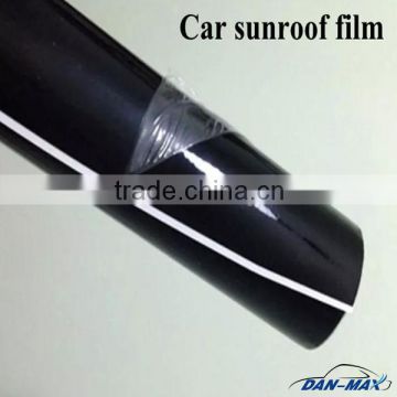 High glossy black self-adhesive car panoramic sunroof sticker