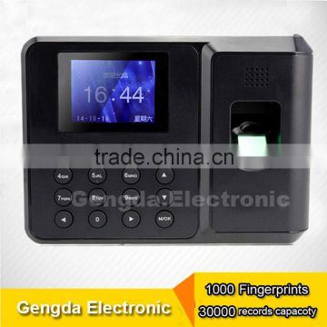 Biometric fingerprint reader time recording,fingerprint recognition time attendance system