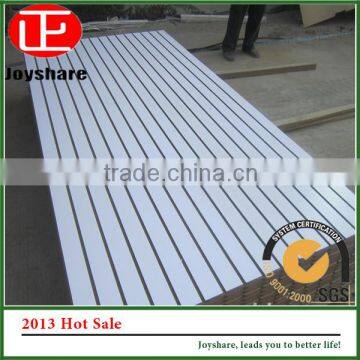 2013 hot sale high quality melamine mdf slot board