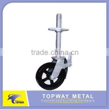 Adjustable Scaffolding Wheel Caster / 6" Wheel