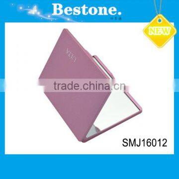 Factory directly square cheap personallized folding pocket mirror