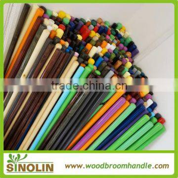 SINOLIN competitive price powder painted wooden broom handle