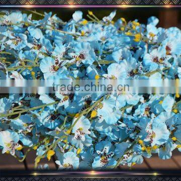 Silk Flower Arrangements Blue Dancing Orchid photo-3