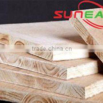 Linyi SuneastManufacture 1220*2440mm laminated board blockboard/melamine blockboard