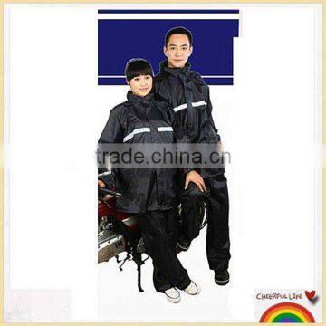 reflective motorcycle raincoat sport rainsuit